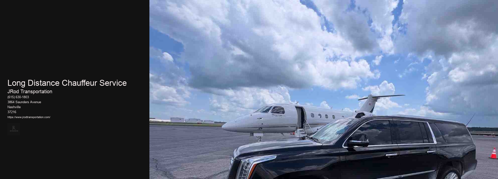 Long Distance Chauffeur Service